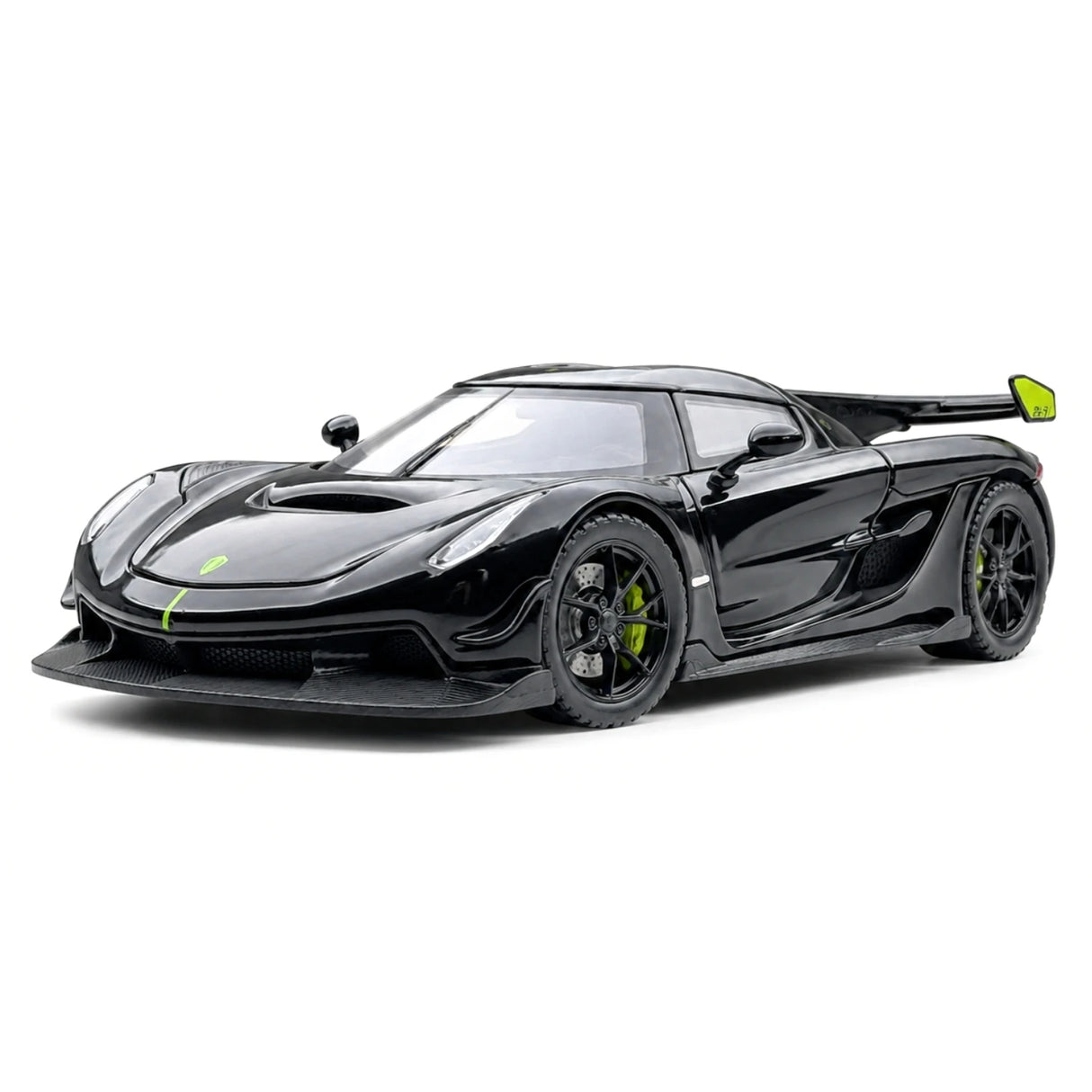 Koenigsegg 2021 Jesko Attack svart 1:32 – pressgjuten visningsmodell