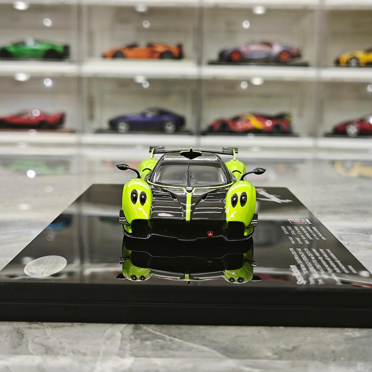 LCD Pagani 2021 Huayra R 그린 1:43 – 수집용 다이캐스트 모델 다이캐스트