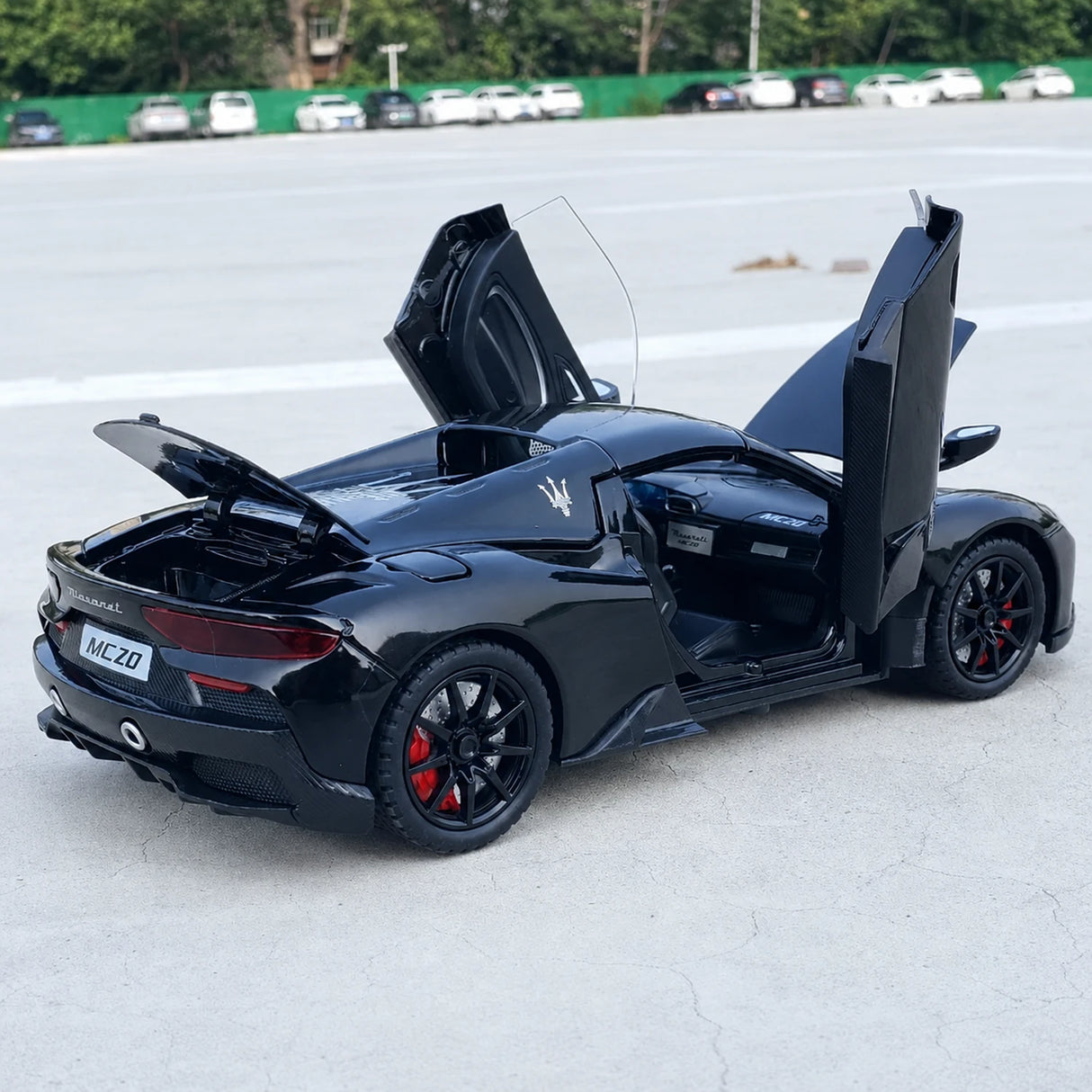 Maserati 2020 MC20 블랙 1:24 – 다이캐스트 디스플레이 모델 다이캐스트