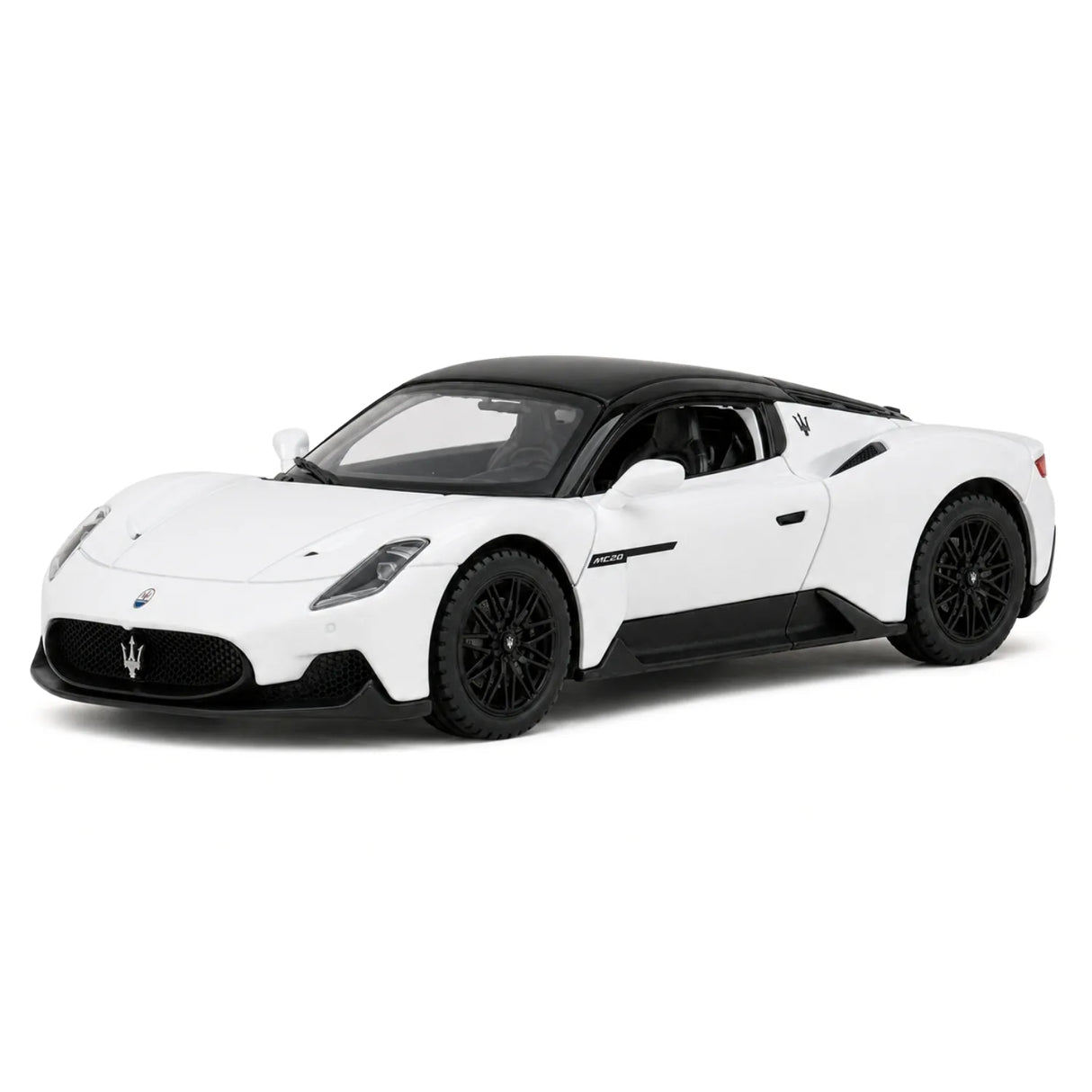 Maserati 2020 MC20 vit 1:32 – pressgjuten visningsmodell