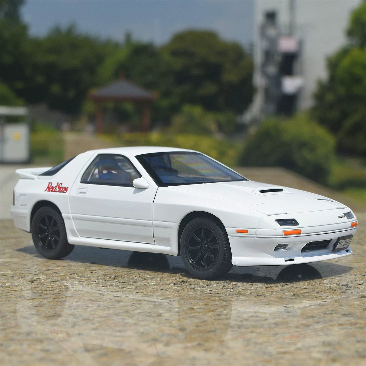 Mazda 1985 RX-7 FC3S 화이트 1:24 – 다이캐스트 디스플레이 모델 다이캐스트