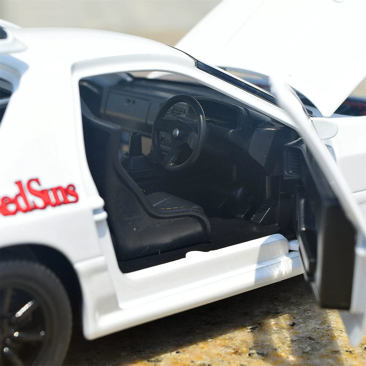Mazda 1985 RX-7 FC3S 화이트 1:24 – 다이캐스트 디스플레이 모델 다이캐스트