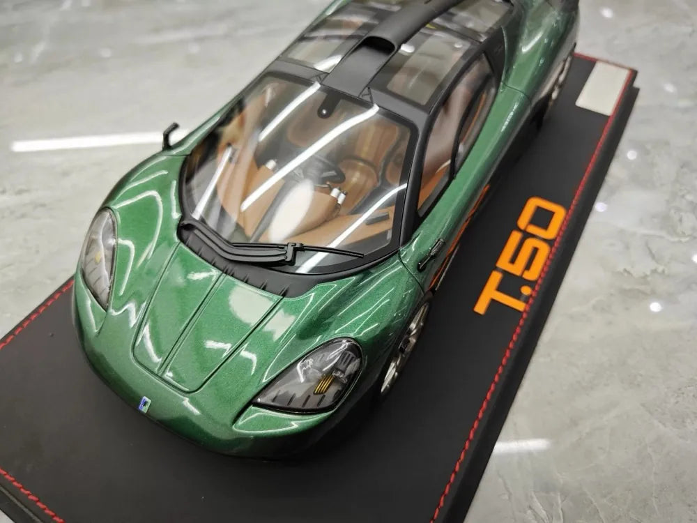 Meko Gordon Murray 2020 Automotive T50 Green 1:18 – Collectible Resin Model Resin