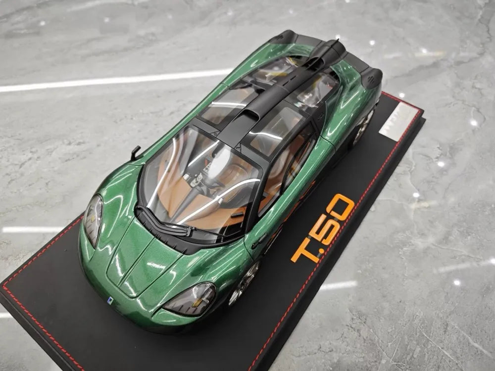 Meko Gordon Murray 2020 Automotive T50 Green 1:18 – Collectible Resin Model Resin