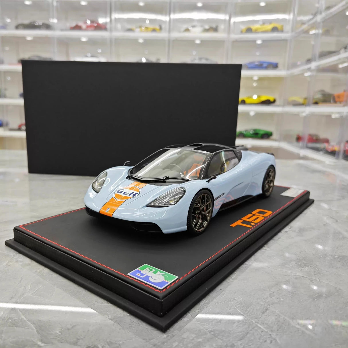 Meko Gordon Murray 2020 Automotive T50 Gulf 1:18 – Collectible Resin Model Resin