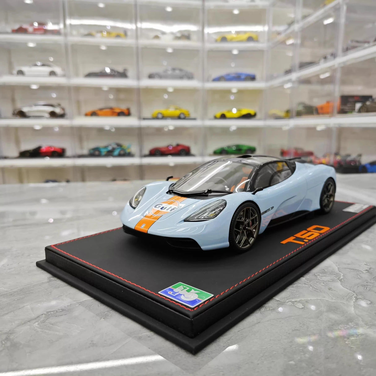 Meko Gordon Murray 2020 Automotive T50 Gulf 1:18 – Collectible Resin Model Resin