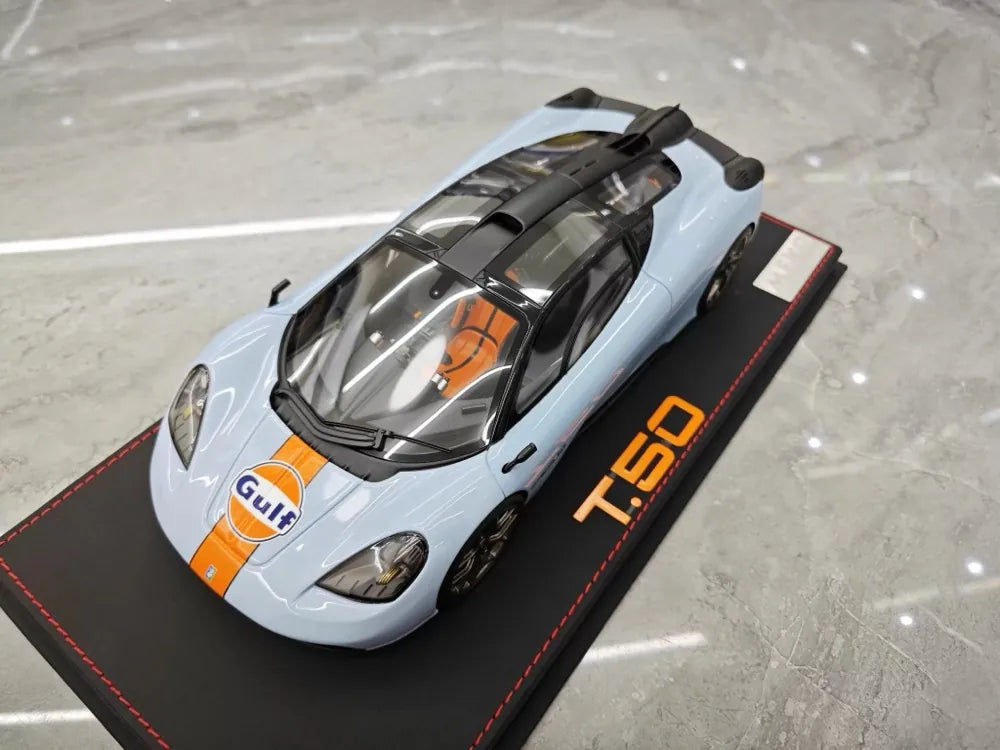 Meko Gordon Murray 2020 Automotive T50 Gulf 1:18 – Collectible Resin Model Resin
