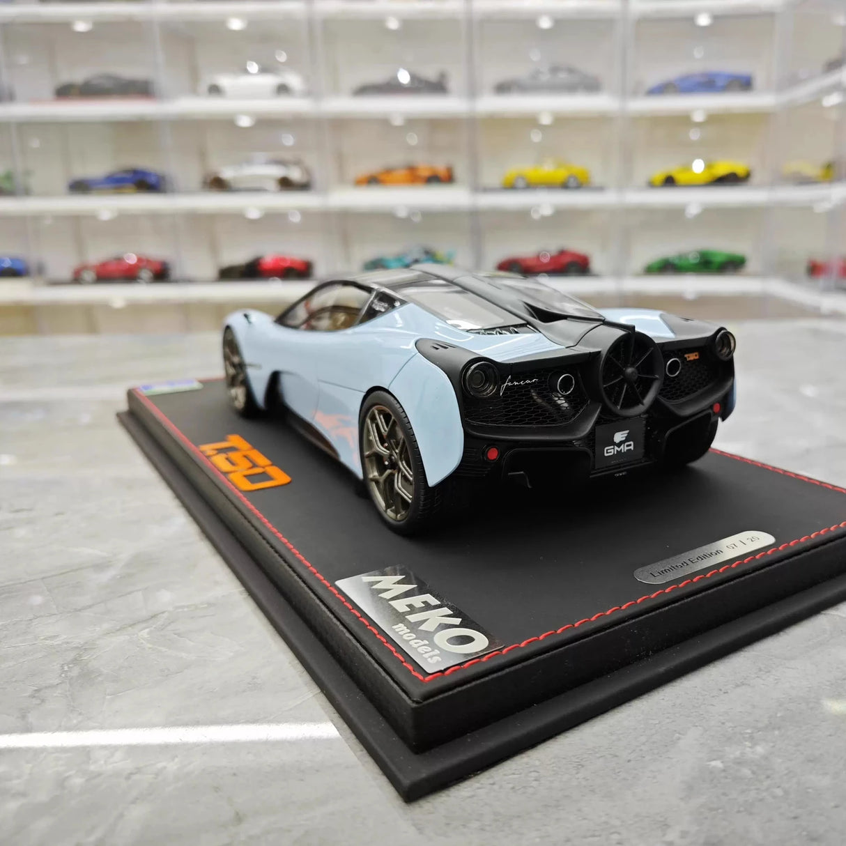 Meko Gordon Murray 2020 Automotive T50 Gulf 1:18 – Collectible Resin Model Resin