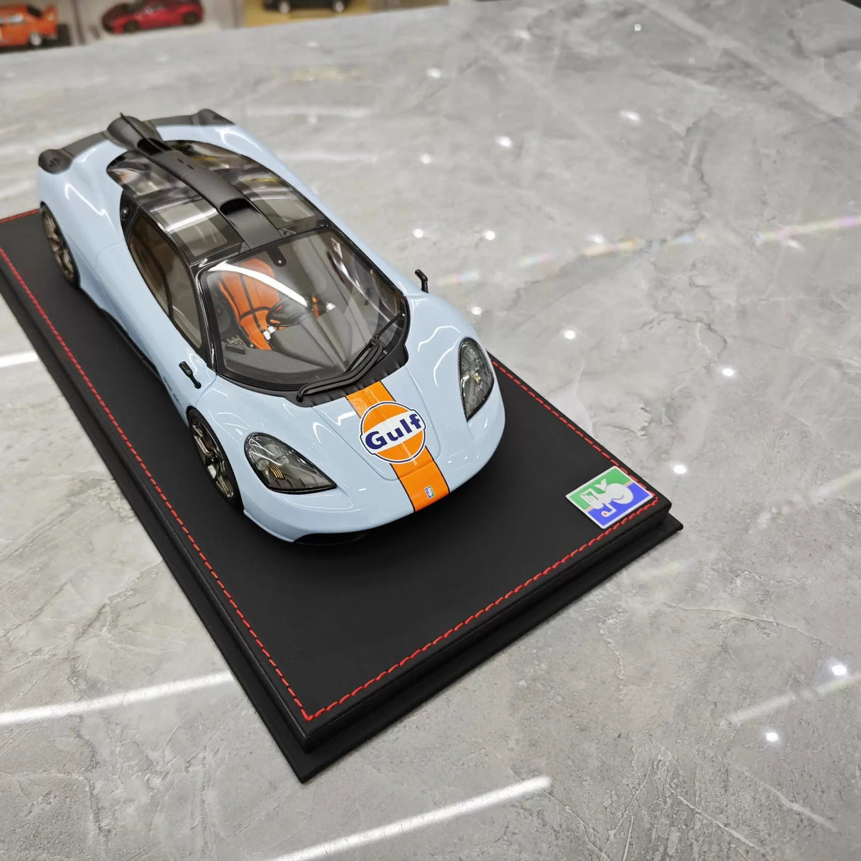 Meko Gordon Murray 2020 Automotive T50 Gulf 1:18 – Collectible Resin Model Resin