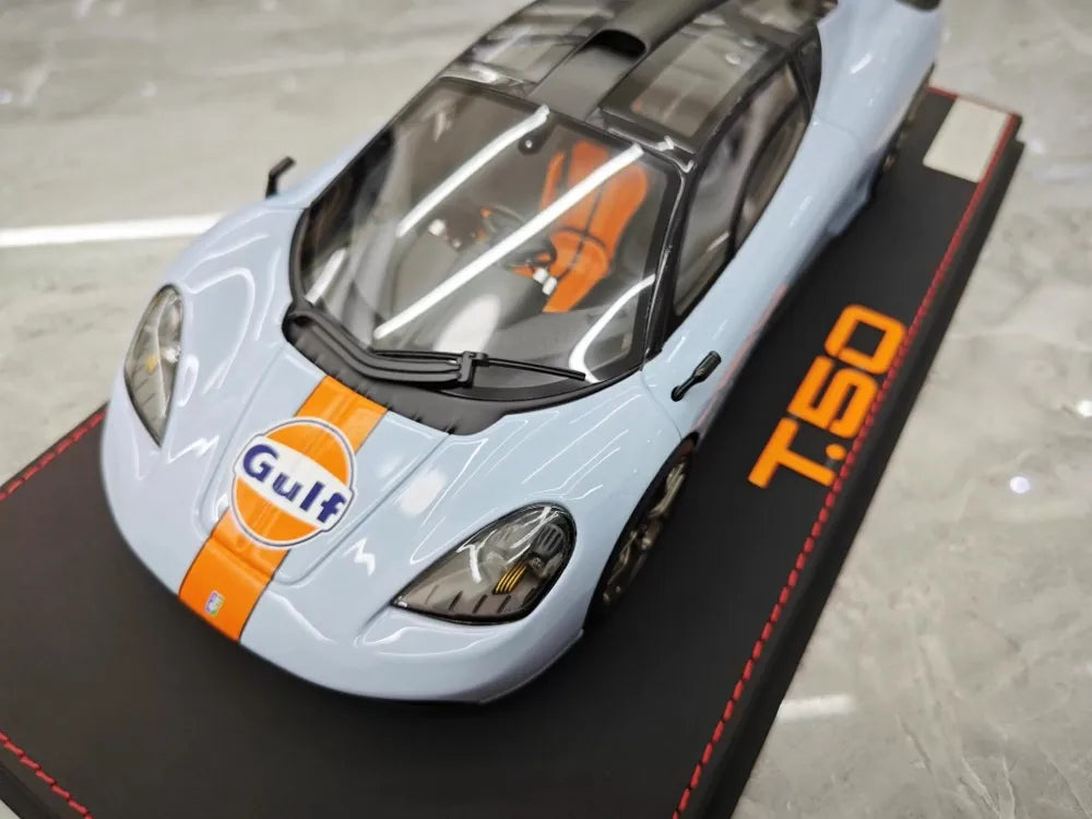 Meko Gordon Murray 2020 Automotive T50 Gulf 1:18 – Collectible Resin Model Resin