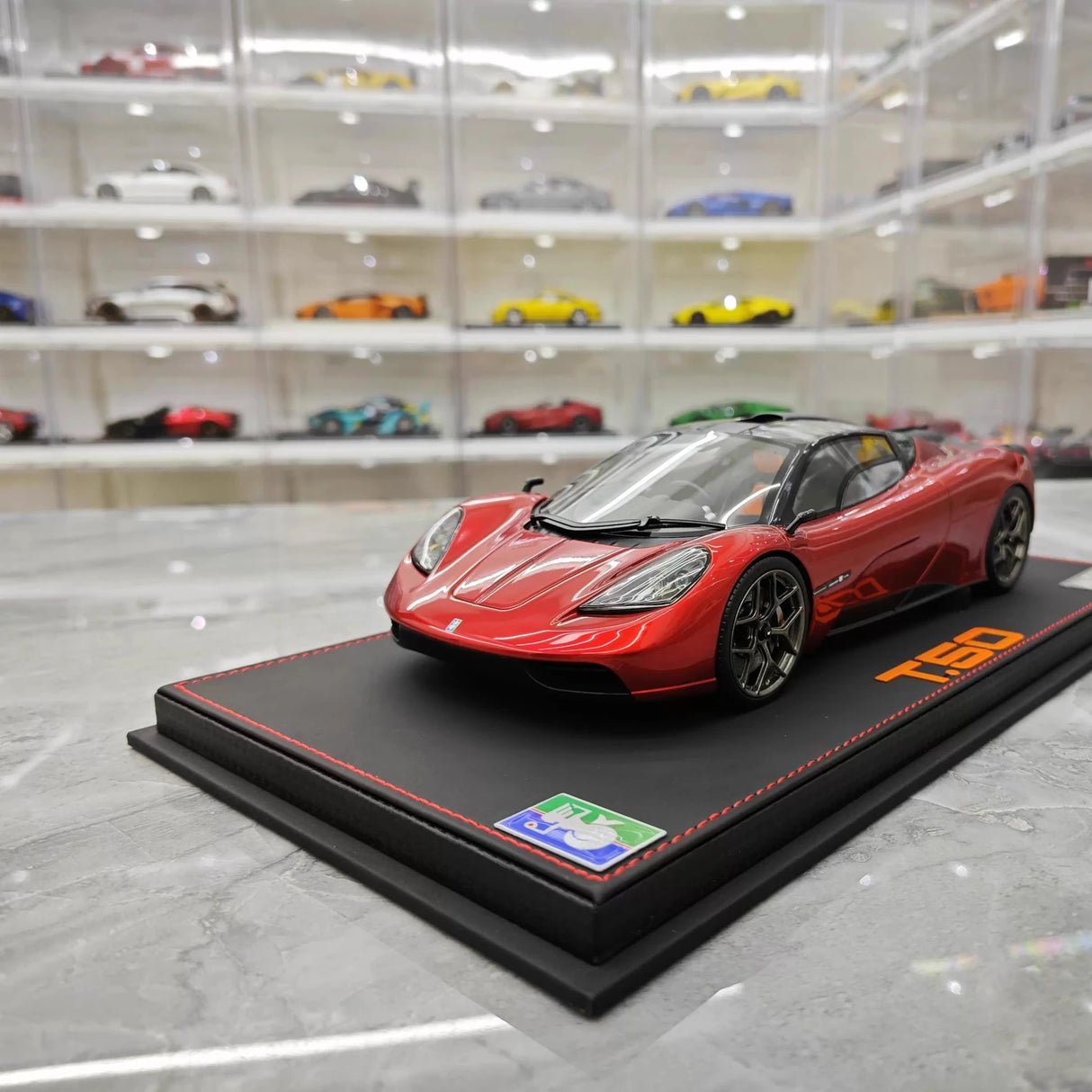 Meko Gordon Murray 2020 Automotive T50 Red 1:18 – Collectible Resin Model Resin