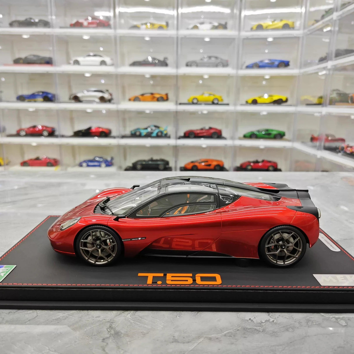 Meko Gordon Murray 2020 Automotive T50 Red 1:18 – Collectible Resin Model Resin