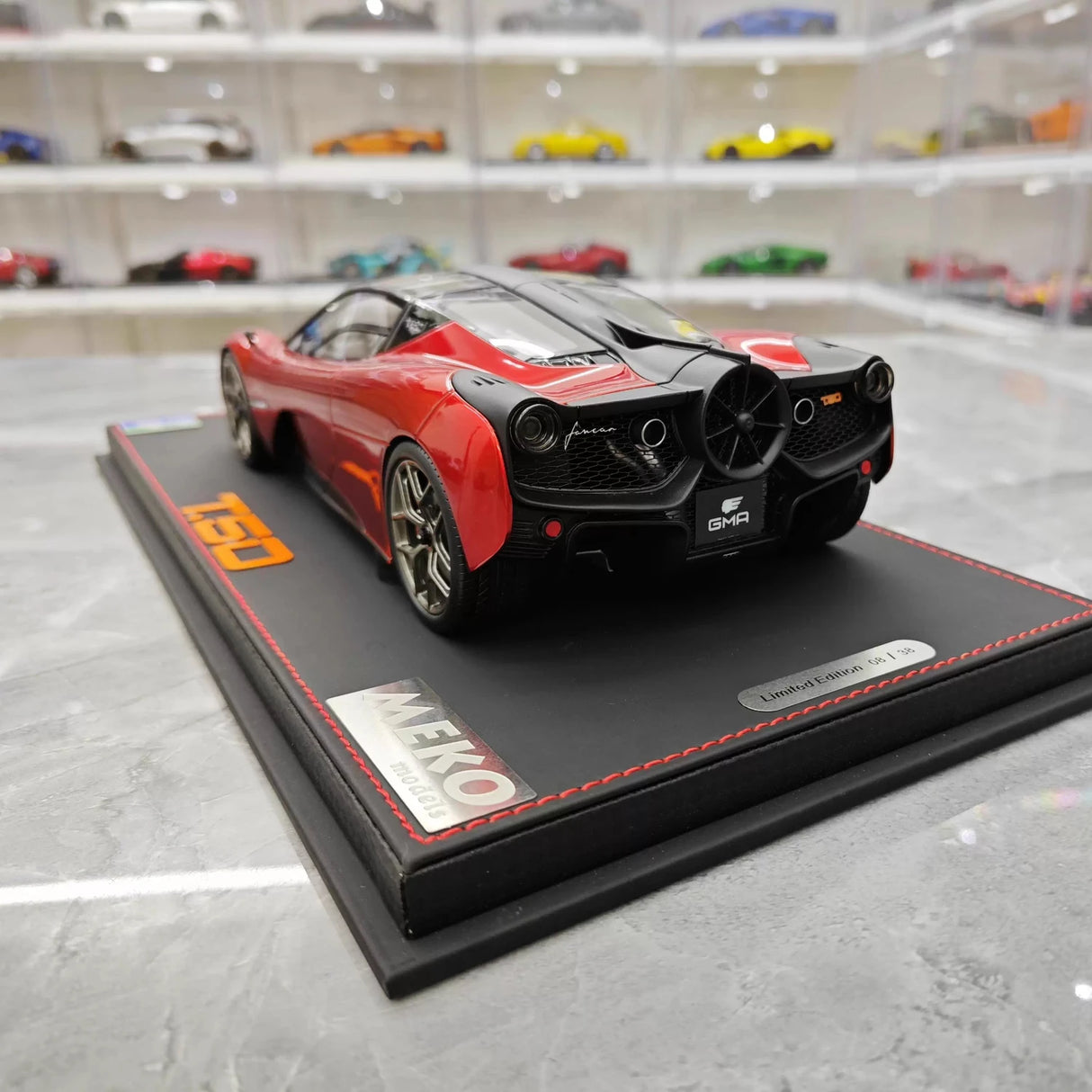 Meko Gordon Murray 2020 Automotive T50 Red 1:18 – Collectible Resin Model Resin