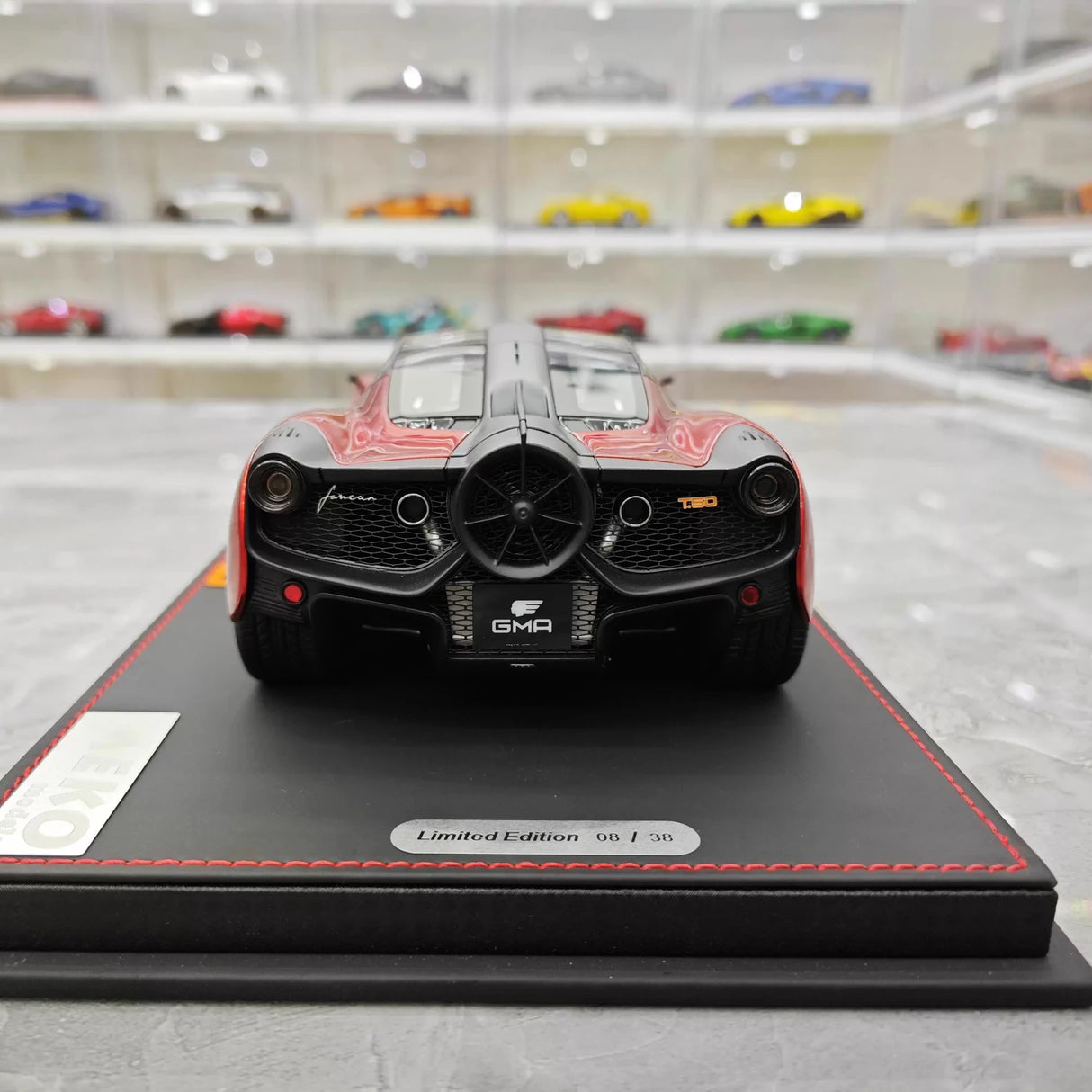 Meko Gordon Murray 2020 Automotive T50 Red 1:18 – Collectible Resin Model Resin