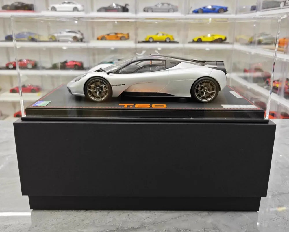 Meko Gordon Murray 2020 Automotive T50 Silver 1:18 – Collectible Resin Model Resin