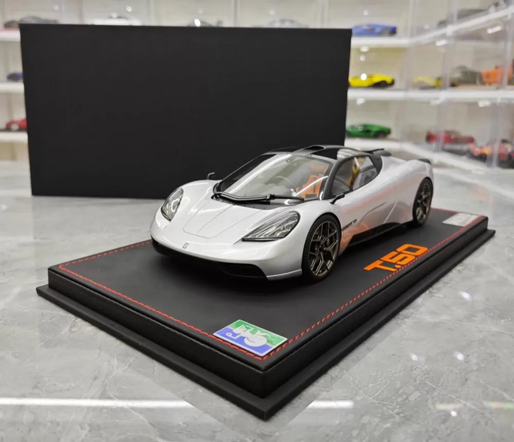 Meko Gordon Murray 2020 Automotive T50 Silver 1:18 – Collectible Resin Model Resin