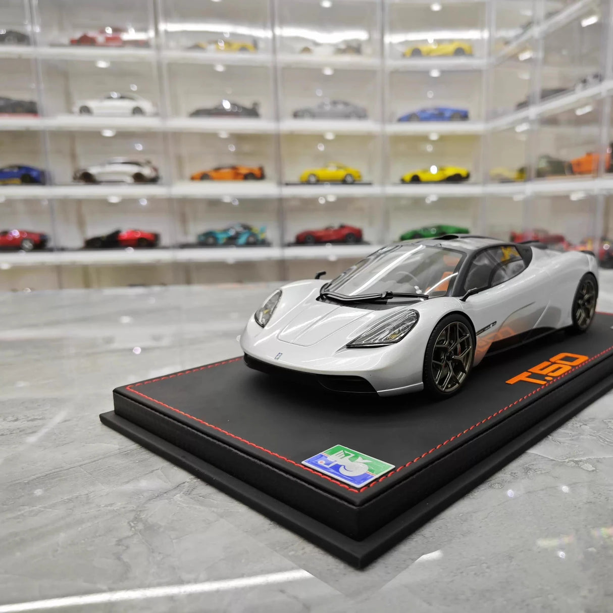 Meko Gordon Murray 2020 Automotive T50 Silver 1:18 – Collectible Resin Model Resin