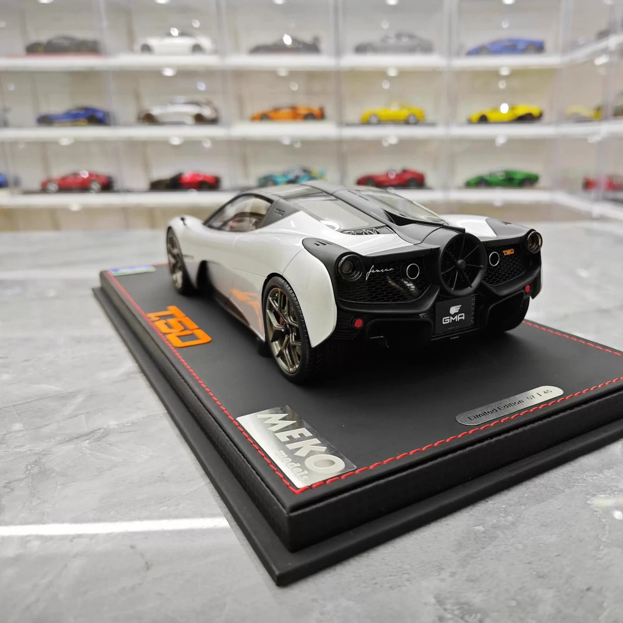 Meko Gordon Murray 2020 Automotive T50 Silver 1:18 – Collectible Resin Model Resin