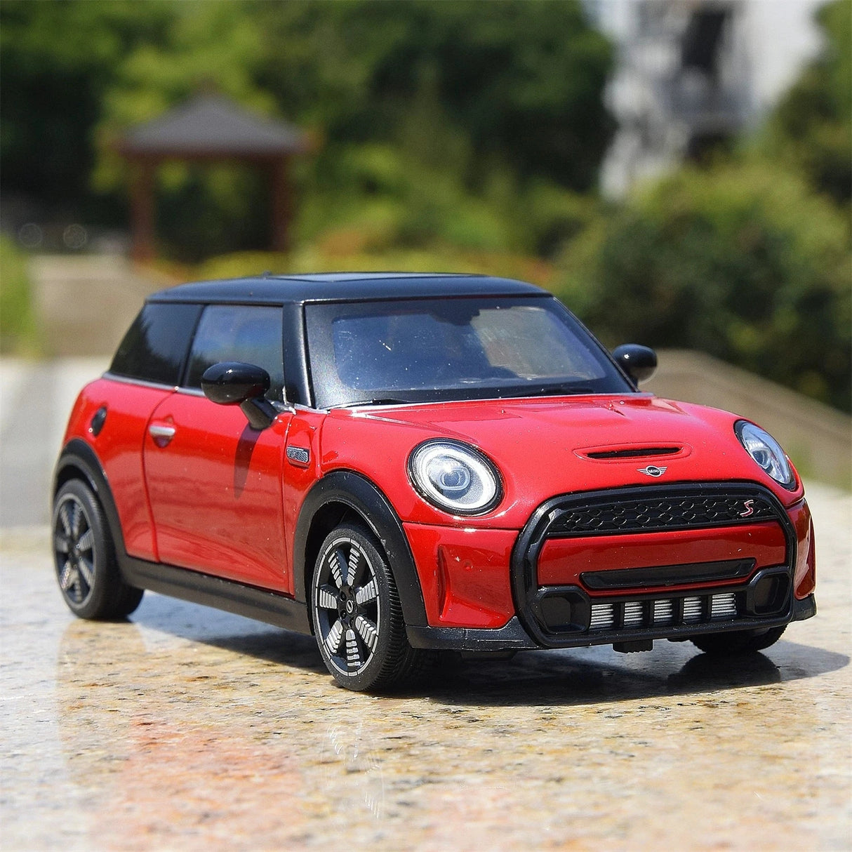 MINI 2021 쿠퍼 S 3도어 F56 LCI2 레드 1:24 – 다이캐스트 디스플레이 모델 다이캐스트