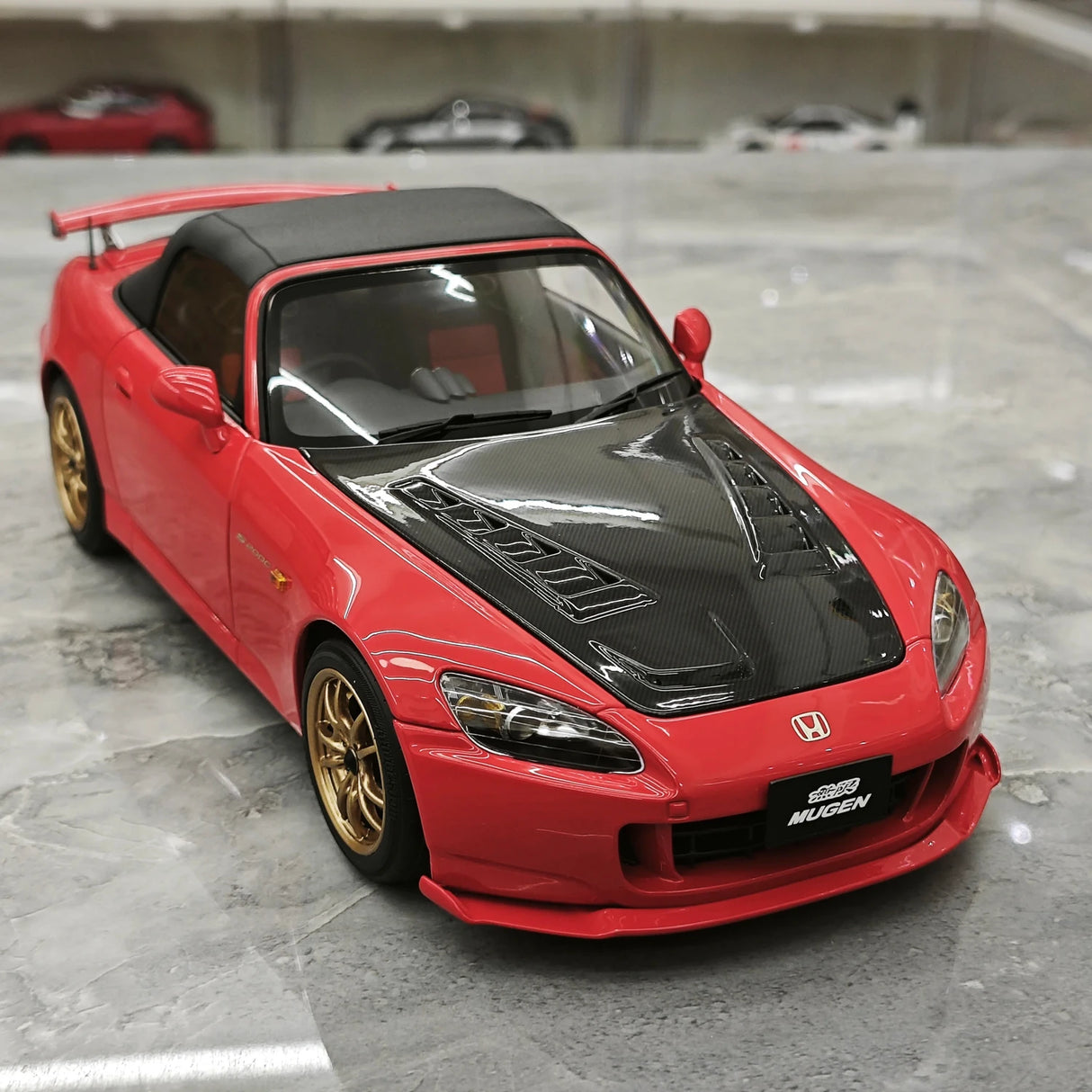 MotorHelix Honda 2005 S2000 AP2 MUGEN neue Formula Red 1:18 – Sammelobjekte aus Druckguss
