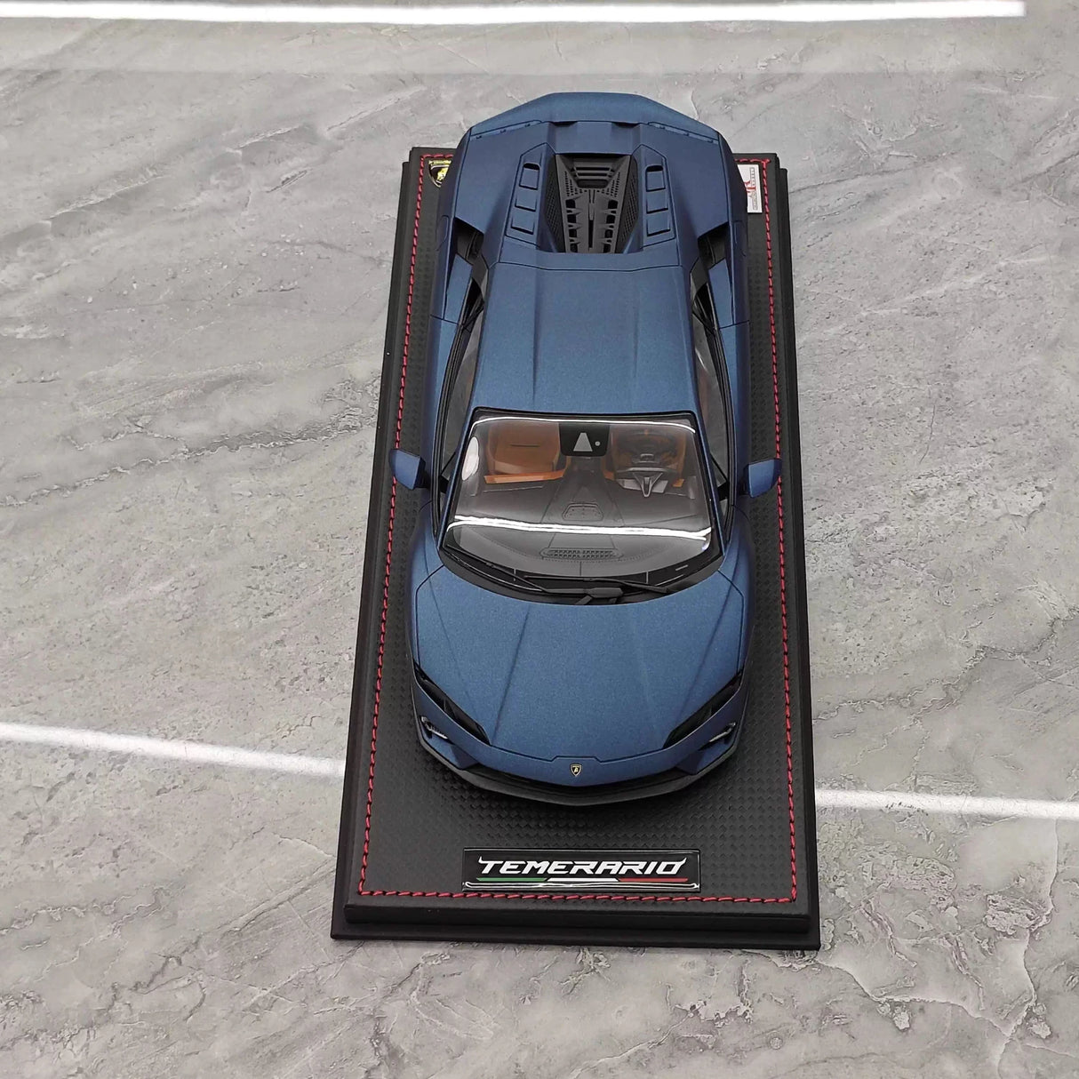 MR Collection Lamborghini 2024 Temerario AP Blue 1:18 – Collectible Resin Model Resin