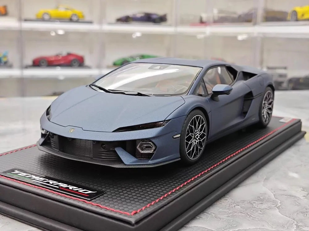 MR Collection Lamborghini 2024 Temerario AP Blue 1:18 – Collectible Resin Model Resin