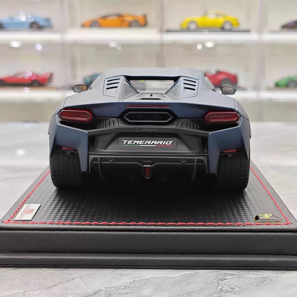 MR Collection Lamborghini 2024 Temerario AP Blue 1:18 – Collectible Resin Model Resin