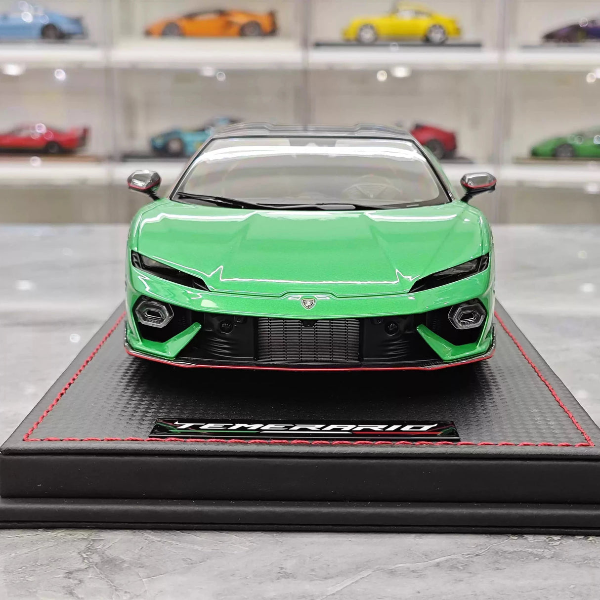 MR Collection Lamborghini 2024 Temerario AP Green 1:18 – Collectible Resin Model Resin