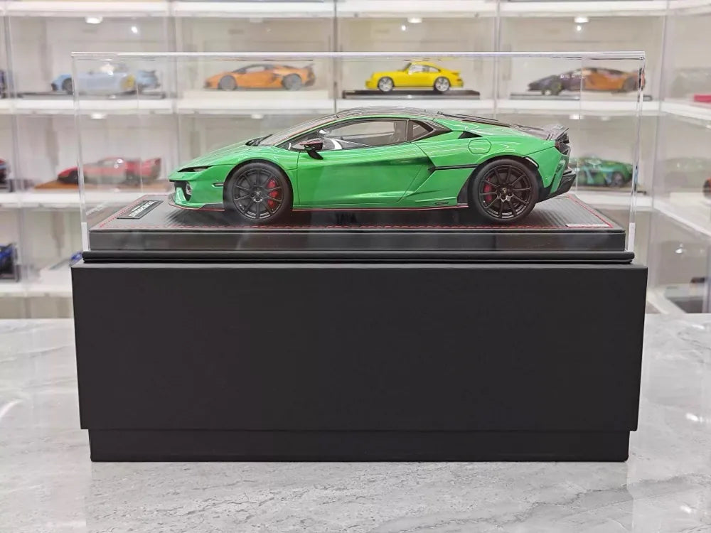 MR Collection Lamborghini 2024 Temerario AP Green 1:18 – Collectible Resin Model Resin