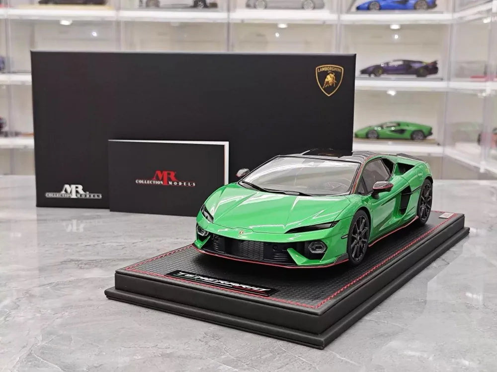 MR Collection Lamborghini 2024 Temerario AP Green 1:18 – Collectible Resin Model Resin