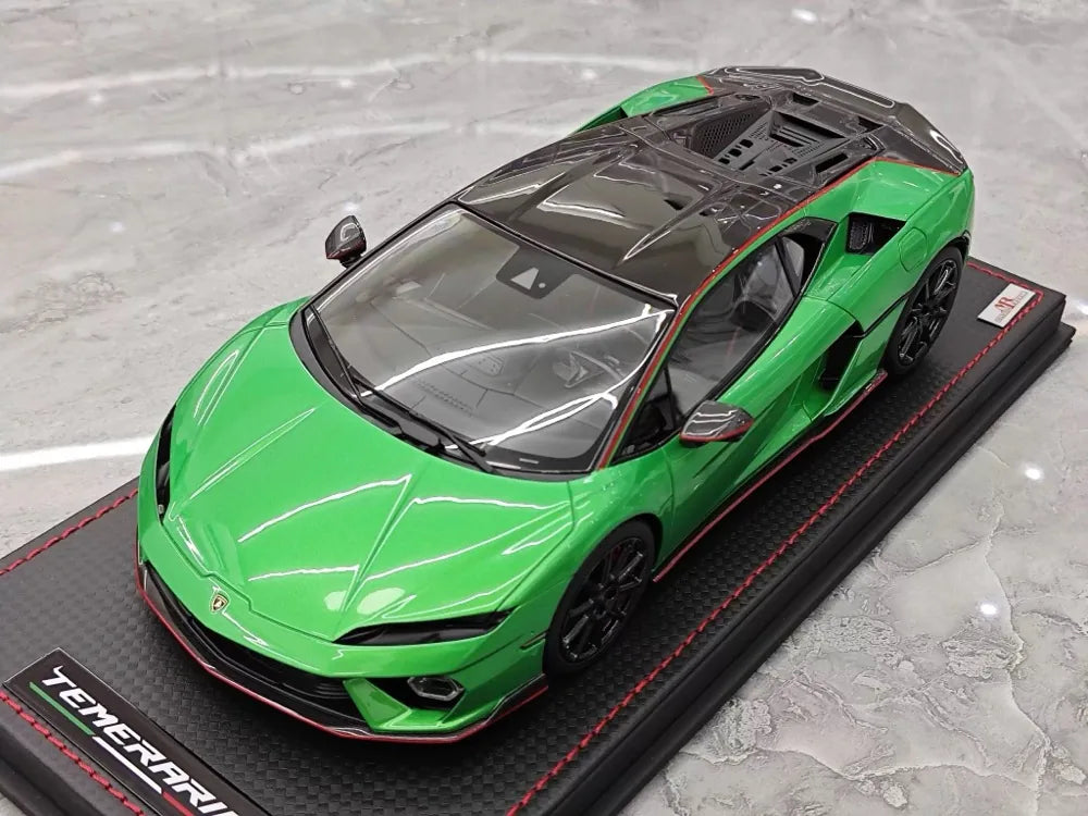 MR Collection Lamborghini 2024 Temerario AP Green 1:18 – Collectible Resin Model Resin