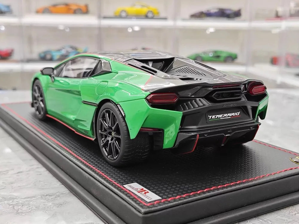MR Collection Lamborghini 2024 Temerario AP Green 1:18 – Collectible Resin Model Resin