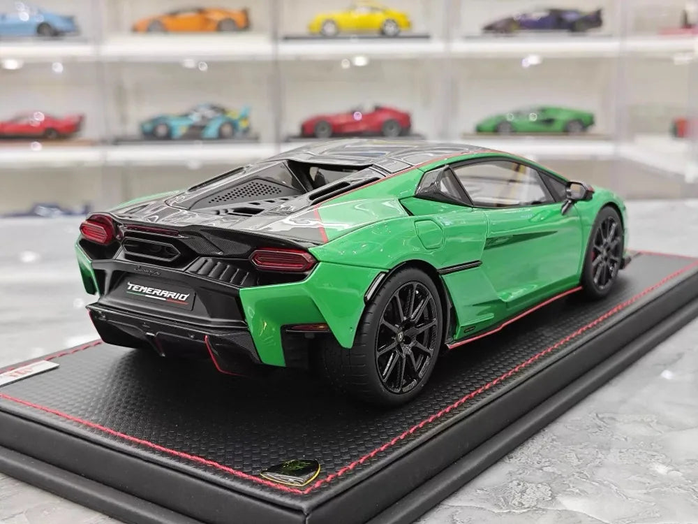 MR Collection Lamborghini 2024 Temerario AP Green 1:18 – Collectible Resin Model Resin