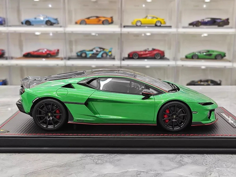 MR Collection Lamborghini 2024 Temerario AP Green 1:18 – Collectible Resin Model Resin
