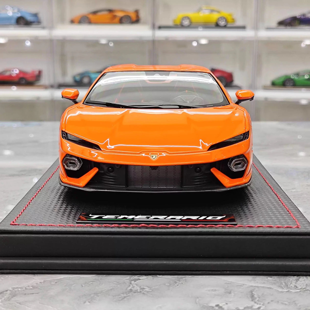 MR Collection Lamborghini 2024 Temerario AP Orange 1:18 – Collectible Resin Model Resin