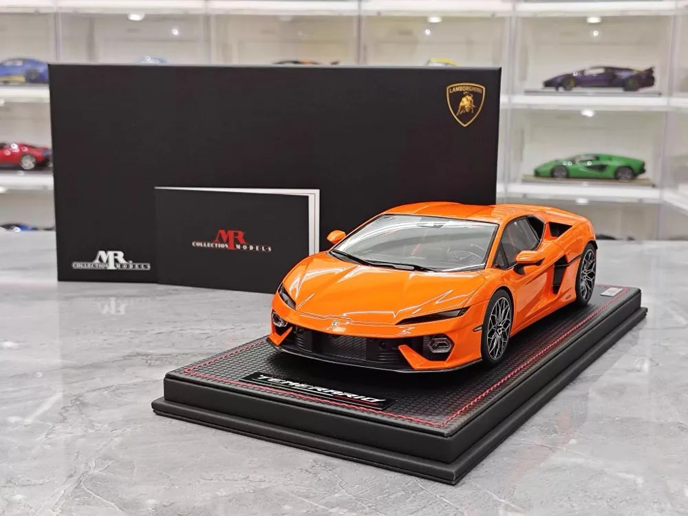 MR Collection Lamborghini 2024 Temerario AP Orange 1:18 – Collectible Resin Model Resin