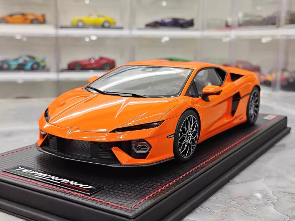 MR Collection Lamborghini 2024 Temerario AP Orange 1:18 – Collectible Resin Model Resin