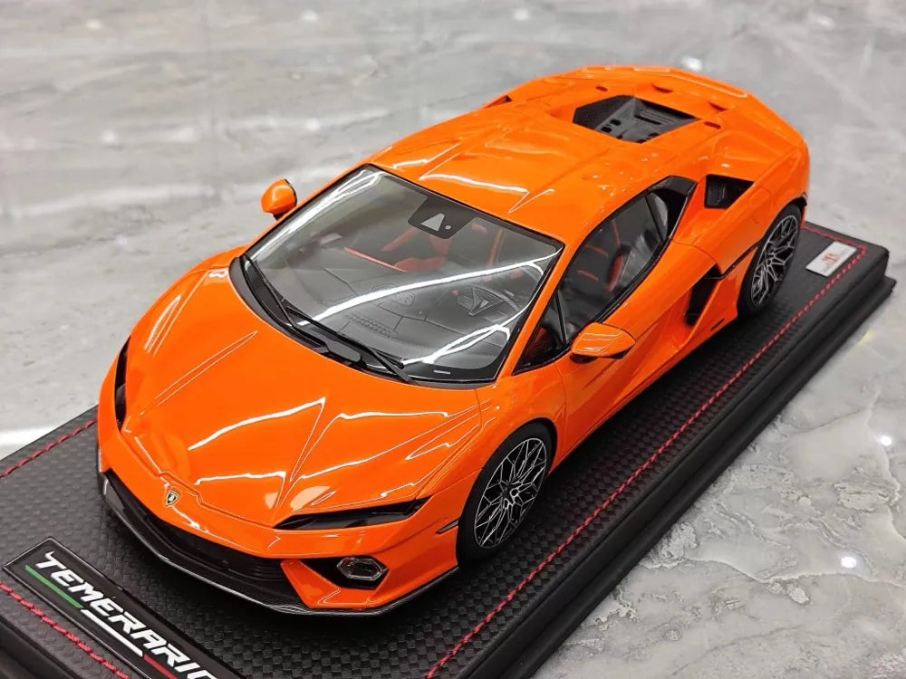 MR Collection Lamborghini 2024 Temerario AP Orange 1:18 – Collectible Resin Model Resin