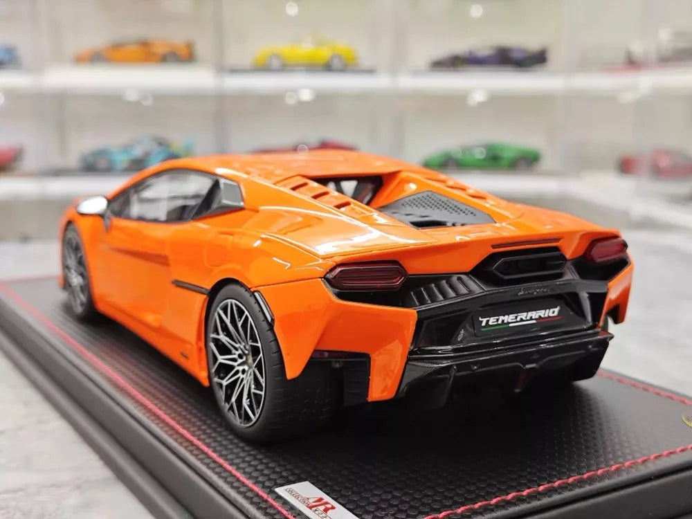 MR Collection Lamborghini 2024 Temerario AP Orange 1:18 – Collectible Resin Model Resin