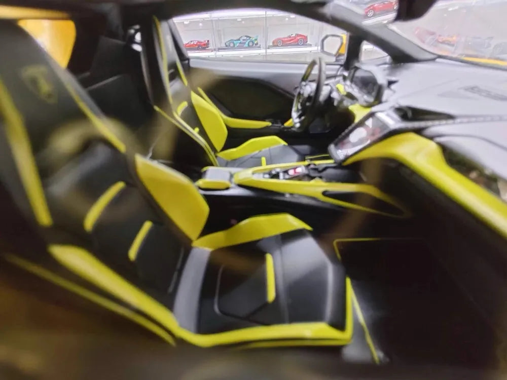 MR Collection Lamborghini 2024 Temerario AP Yellow 1:18 – Collectible Resin Model Resin