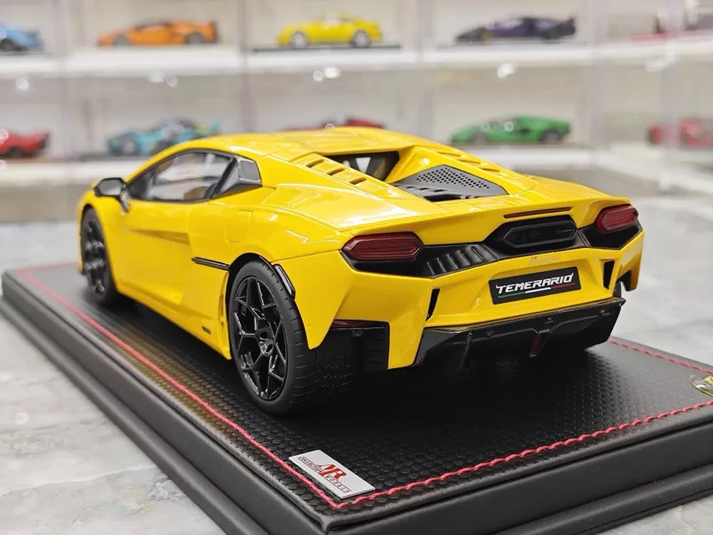 MR Collection Lamborghini 2024 Temerario AP Yellow 1:18 – Collectible Resin Model Resin