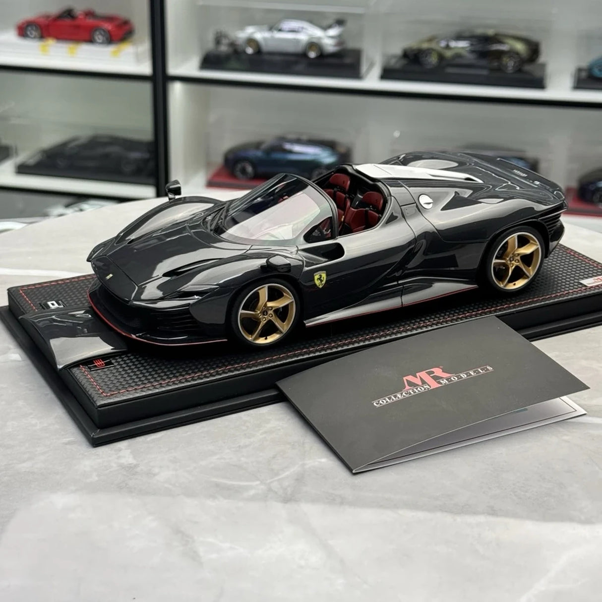 MR Collection Ferrari 2022 Daytona SP3 Gray 1:18 – Collectible Resin Model Resin