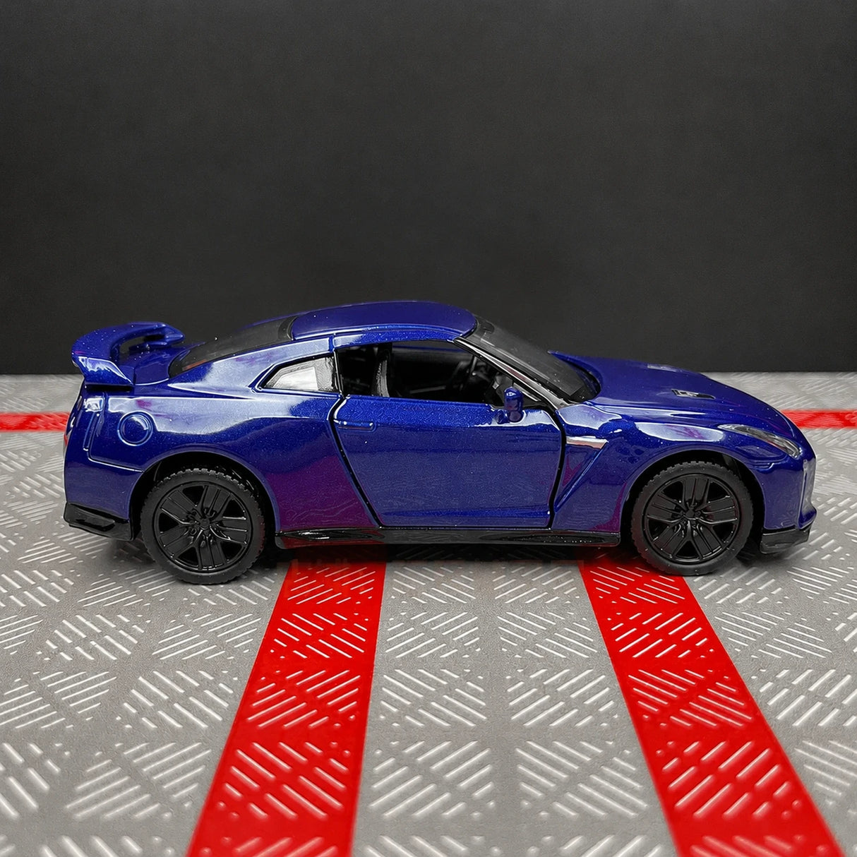 Nissan 2007 GT-R R35 블루 1:36 – 다이캐스트 디스플레이 모델 다이캐스트
