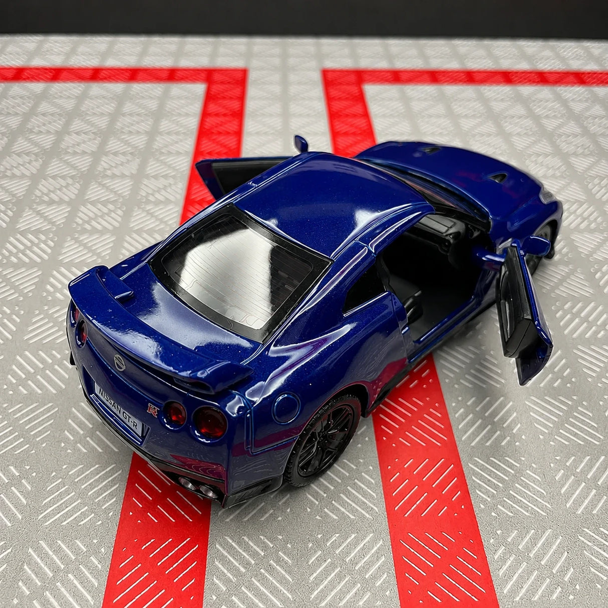 Nissan 2007 GT-R R35 블루 1:36 – 다이캐스트 디스플레이 모델 다이캐스트