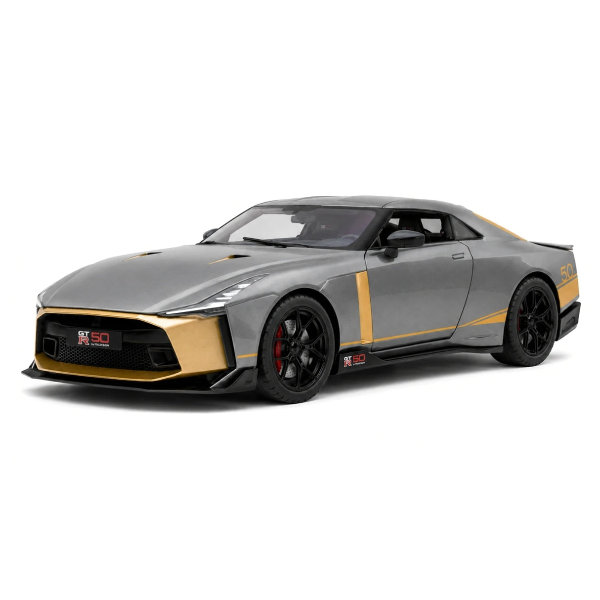 Nissan 2018 GT-R50 van Italdesign grijs 1:24 – diecast displaymodel