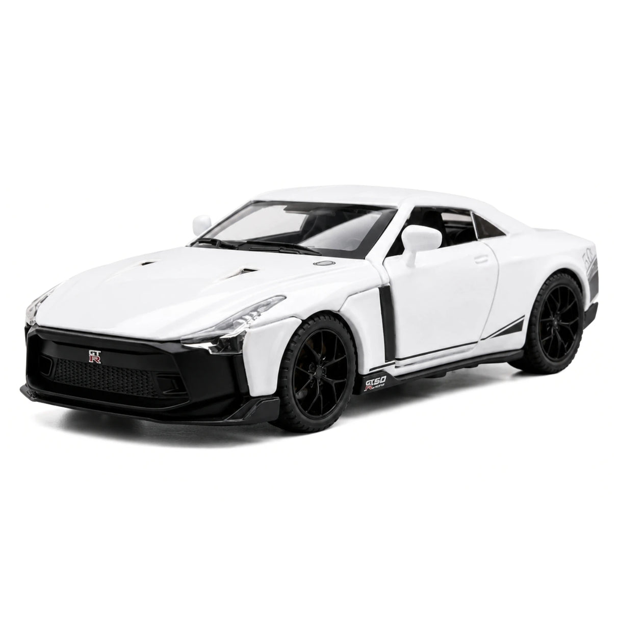 Nissan 2018 GT-R50 von Italdesign White 1:32 – Druckguss-Display-Modell in Druckguss