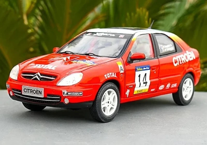 Citroen 1998 Xsara WRC Rally #14 1:18 model kolekcjonerski z odlewu metalowego autorstwa OEM - widok 1