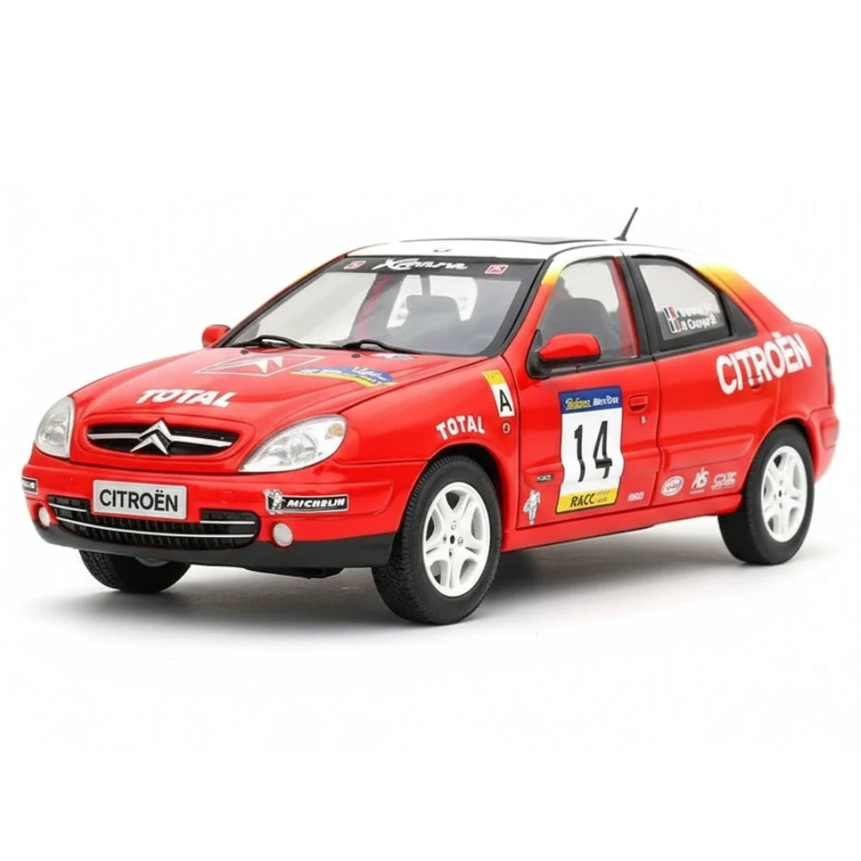 Citroen 1998 Xsara WRC Rally #14 1:18 model kolekcjonerski odlewany przez OEM - widok 8