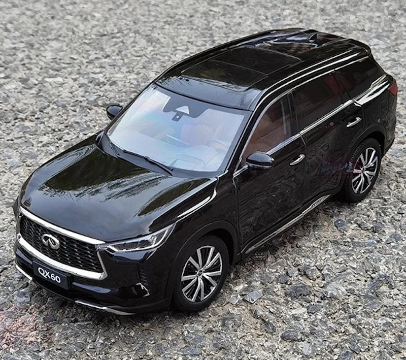 OEM Infiniti 2022 QX60 بلاك 1:18 – نموذج معدني قابل للجمع من القالب المصبوب