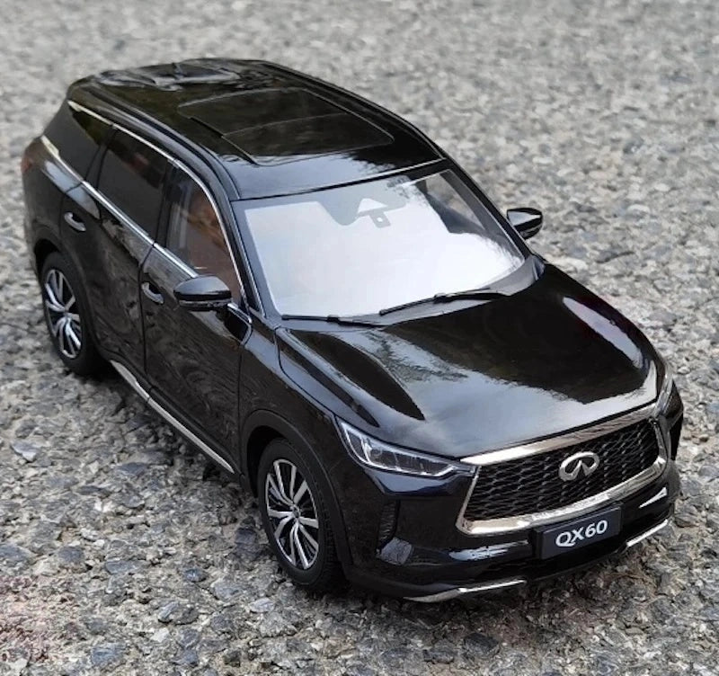 OEM Infiniti 2022 QX60 بلاك 1:18 – نموذج معدني قابل للجمع من القالب المصبوب